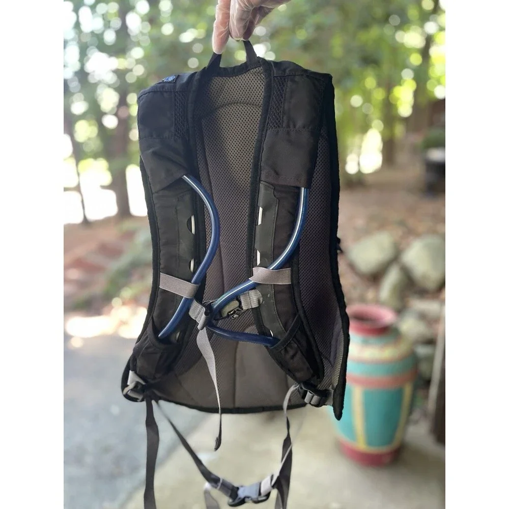 JanSport x Nalgene Hydration Pack Backpack Blue Black WITH Bladder EUC
